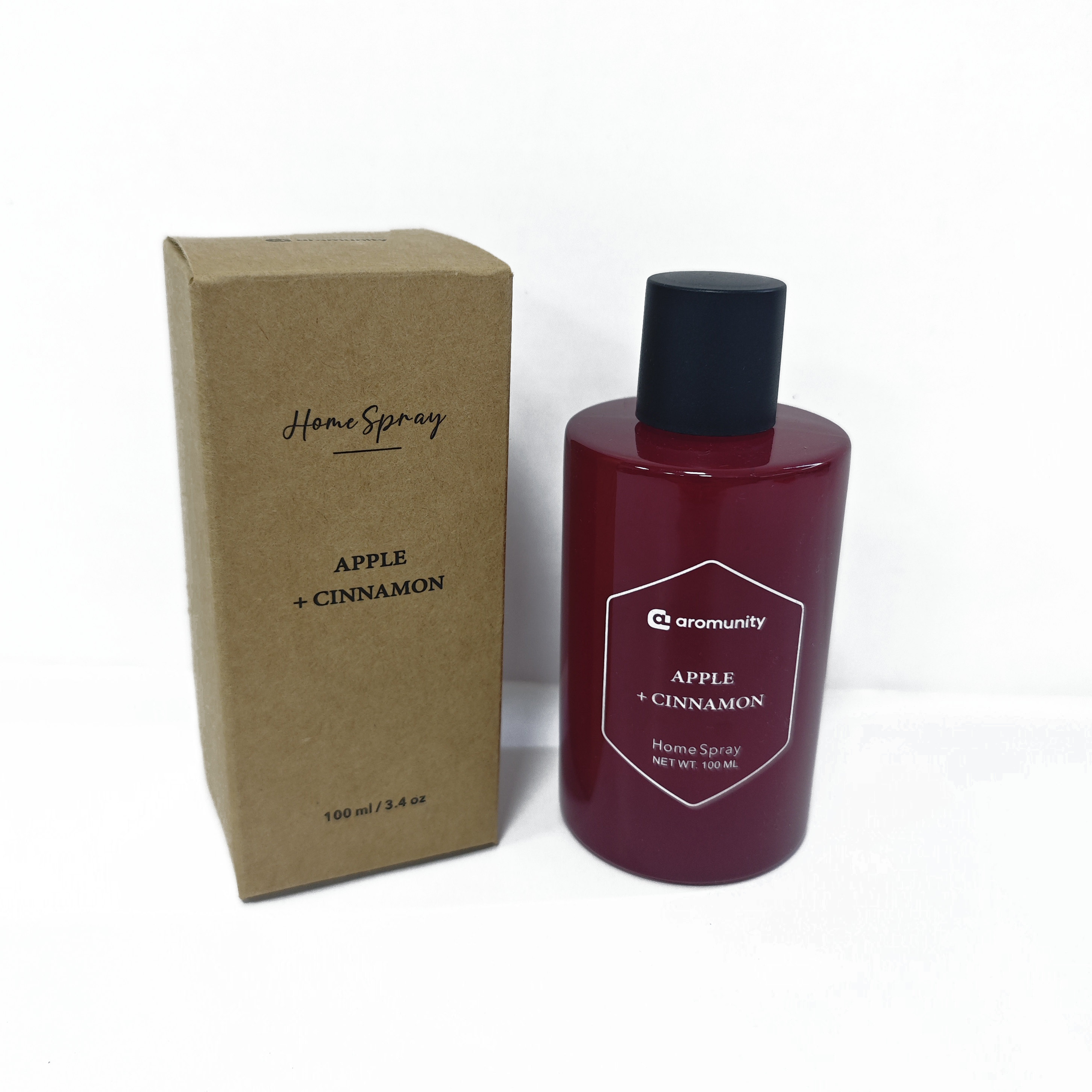 Aromunity Apple + Cinnamon Home Fragrance Gift Set – Candle, Reed Diffuser, Room Spray &amp; Wax Melts